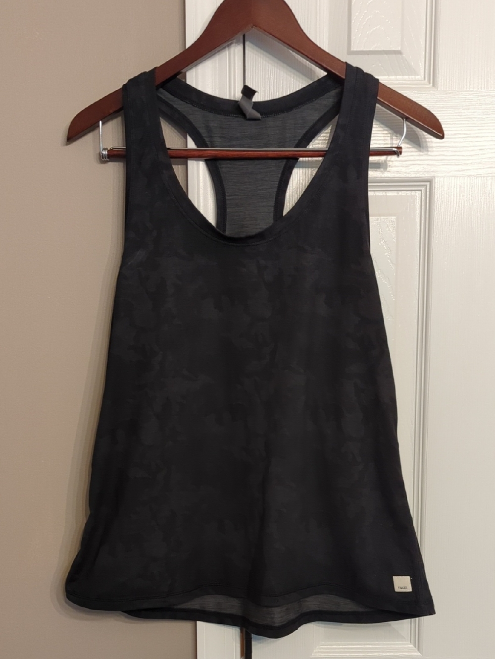 Women’s Vuori Black Camo Racerback Tank Top